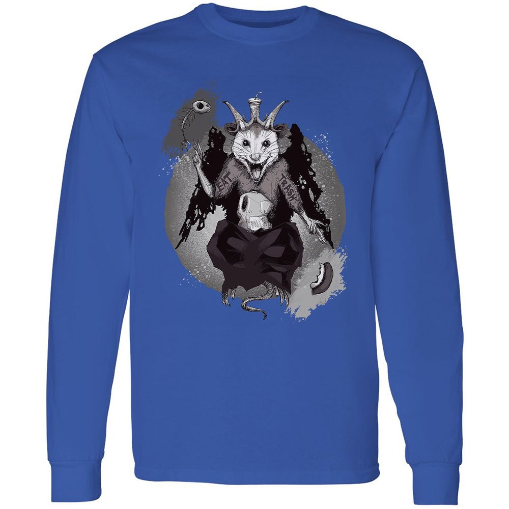 Long Sleeve T-Shirt - 4BDCHPYE - Royal - 8