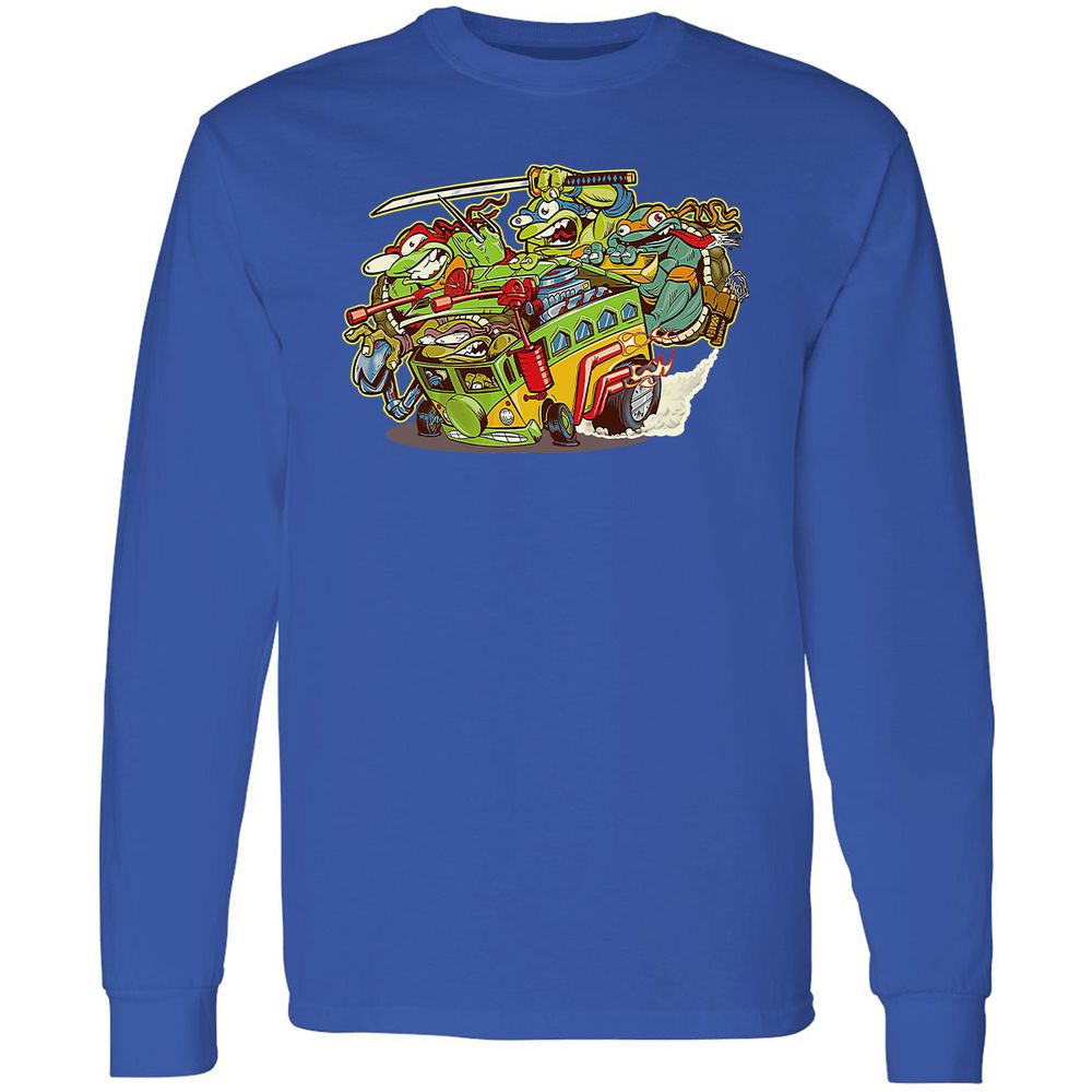 Long Sleeve T-Shirt - Y9TH2G6Z - Royal - 8