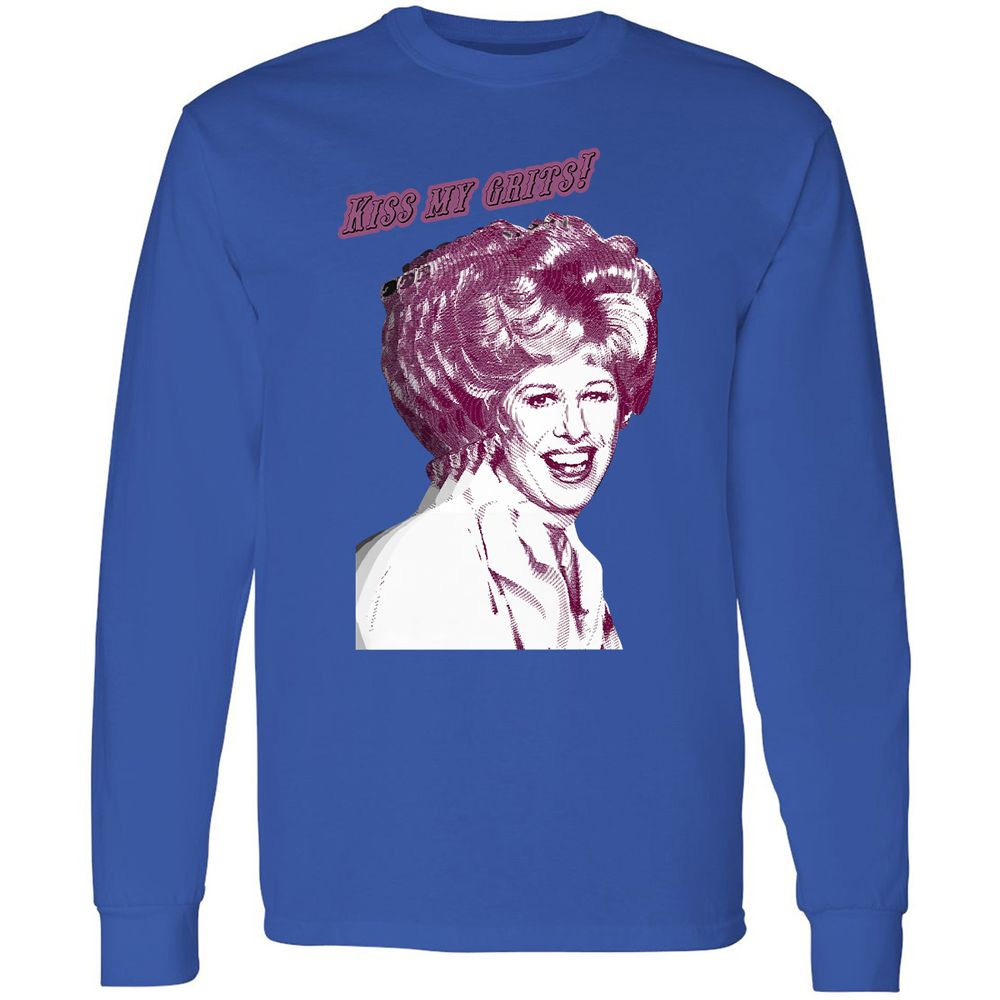 Long Sleeve T-Shirt - 84K5HDWF - Royal - 8
