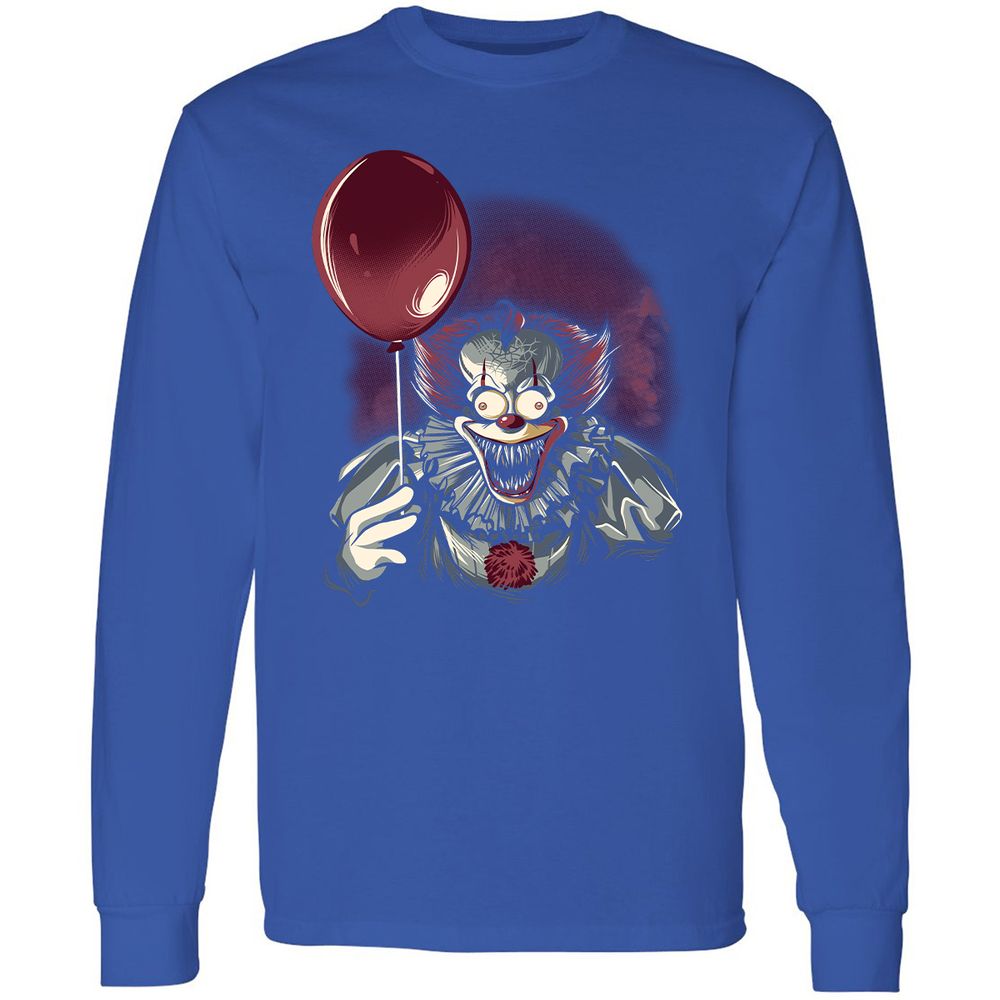 Long Sleeve T-Shirt - YLFMV9U3 - Royal - 8