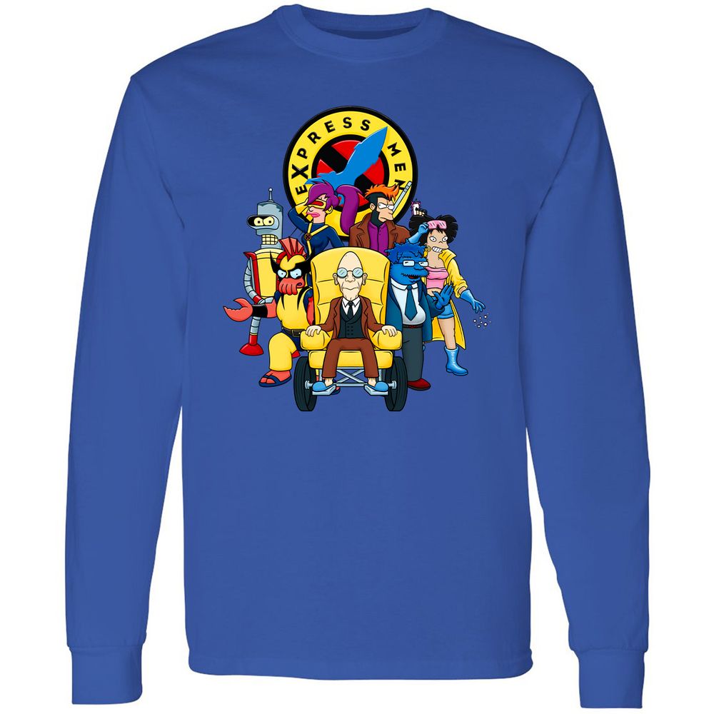 Long Sleeve T-Shirt - PU7H2BSR - Royal - 8