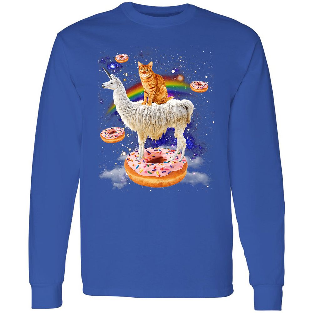 Long Sleeve T-Shirt - 87Y31KSB - Royal - 8