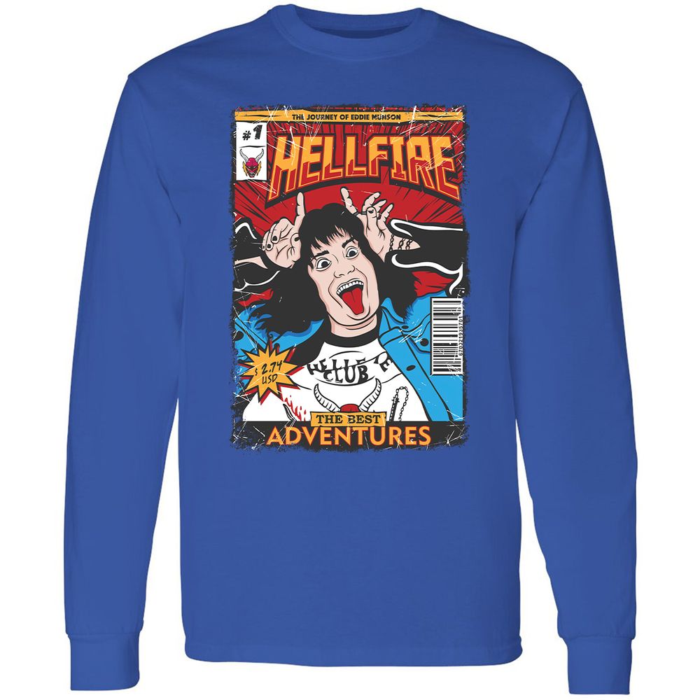 Long Sleeve T-Shirt - XNT91LA9 - Royal - 8