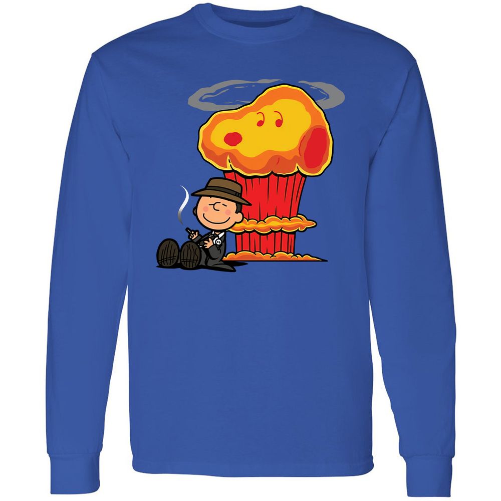 Long Sleeve T-Shirt - 3CUQQ5U8 - Royal - 8