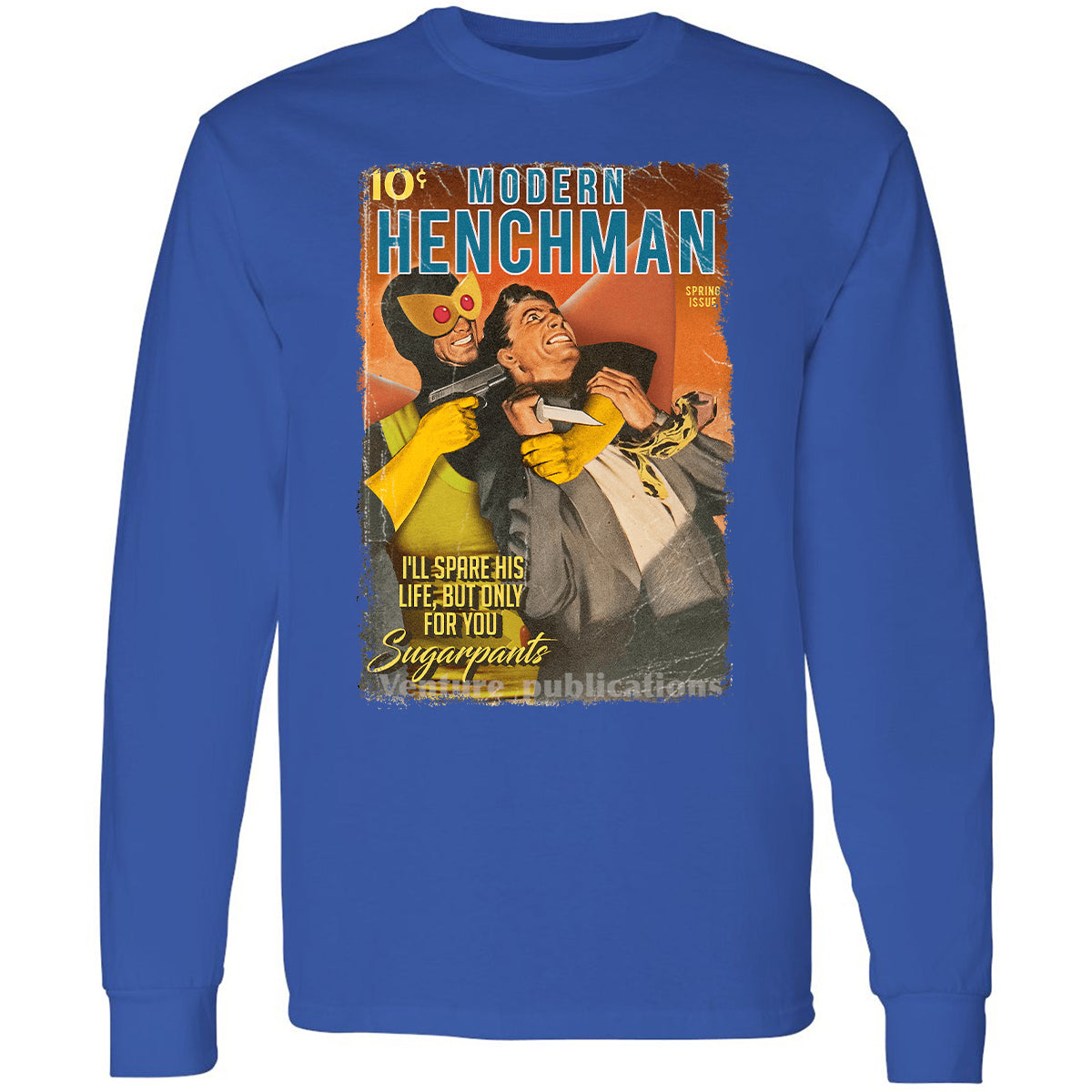 Long Sleeve T-Shirt - P1HT2K2P - Royal - 8