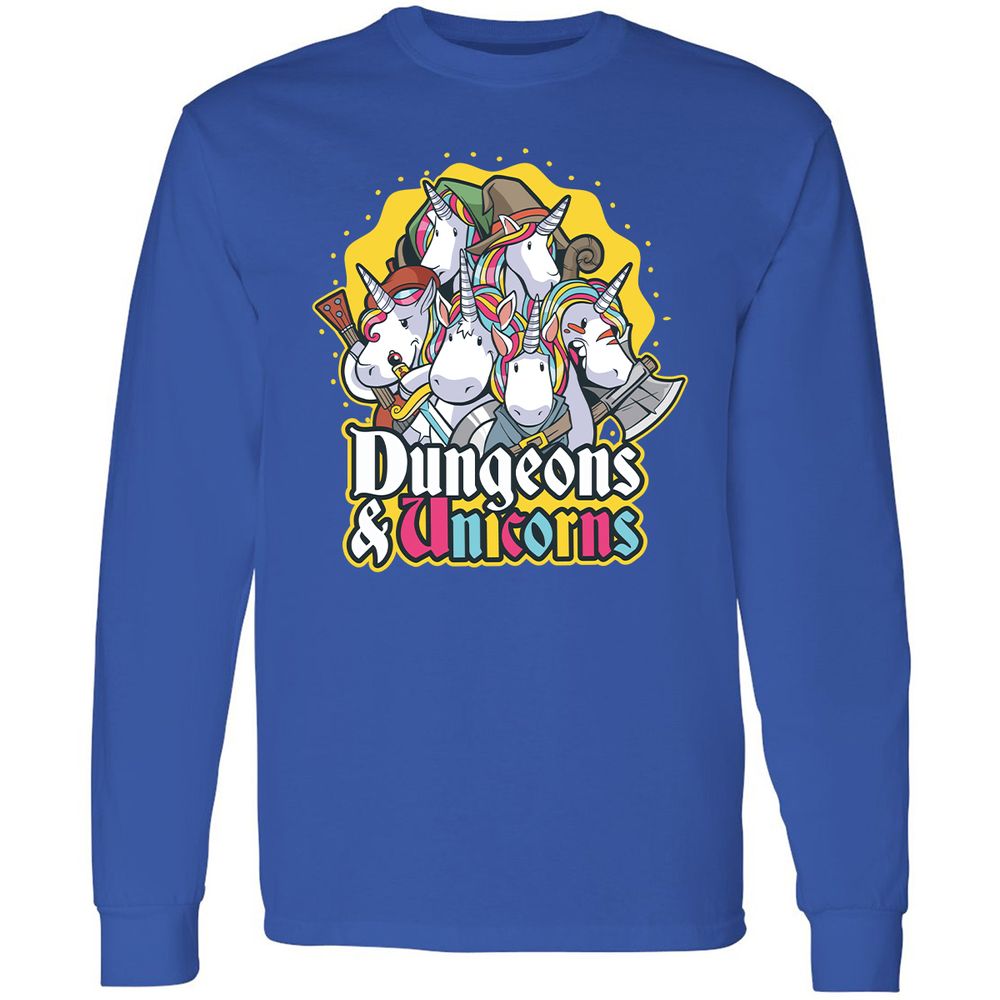 Long Sleeve T-Shirt - NV3FLN81 - Royal - 8