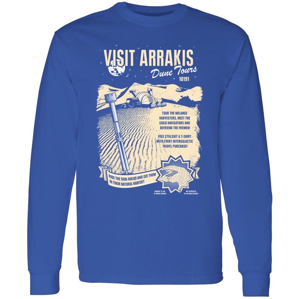 Long Sleeve T-Shirt - ESCYKVB7 - Royal - 8