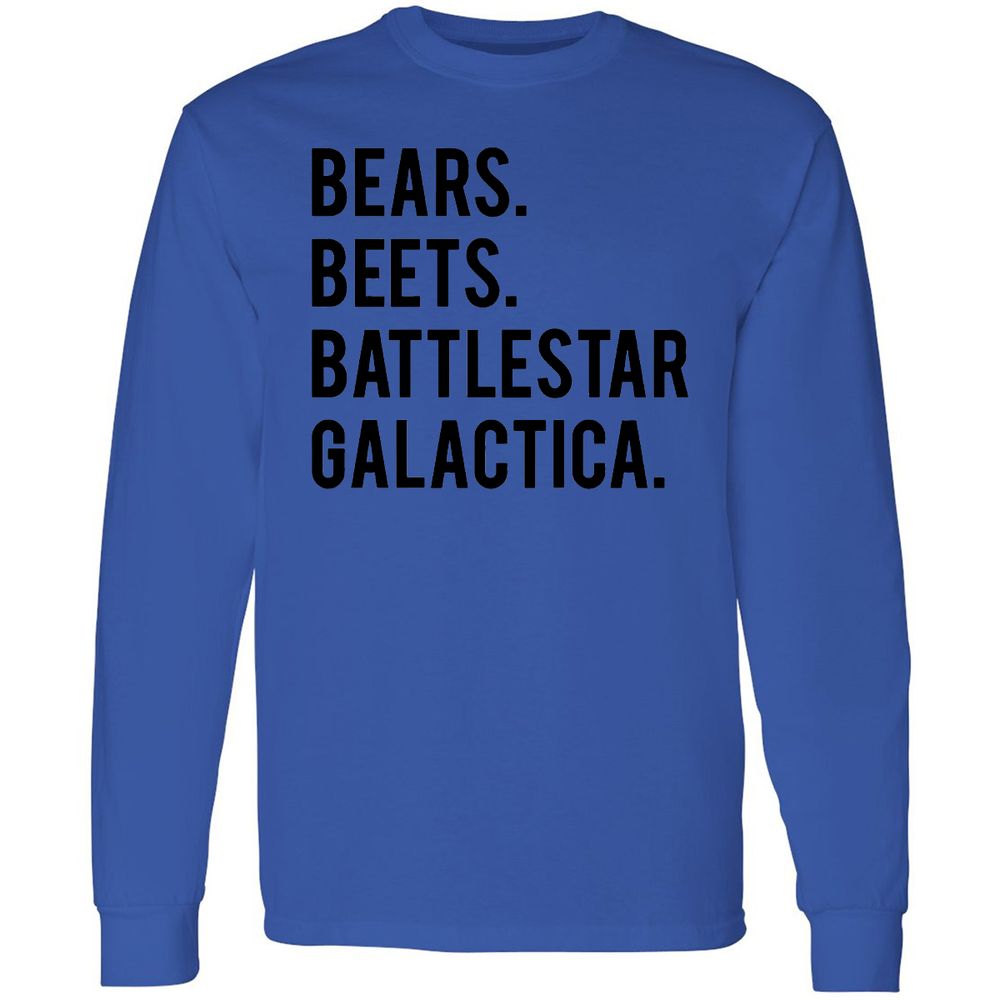 Long Sleeve T-Shirt - QXNYRL1G - Royal - 8