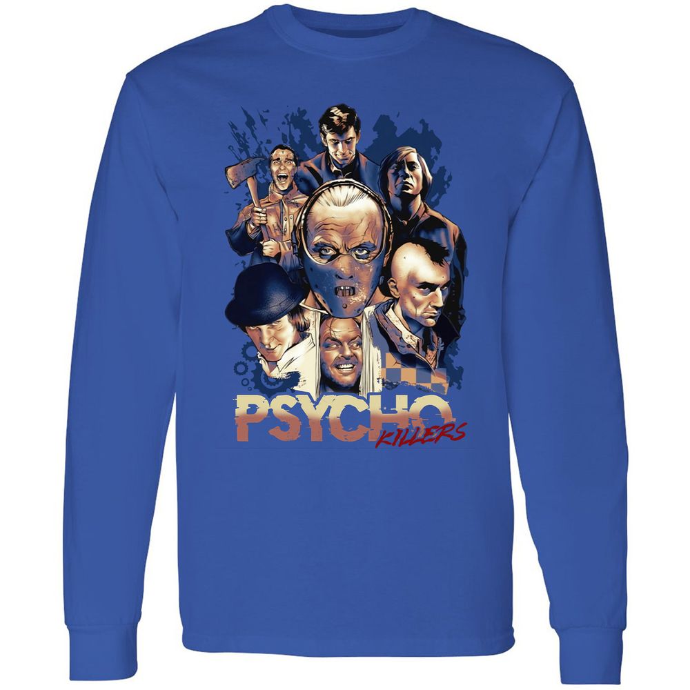 Long Sleeve T-Shirt - HDZ9JZSS - Royal - 8