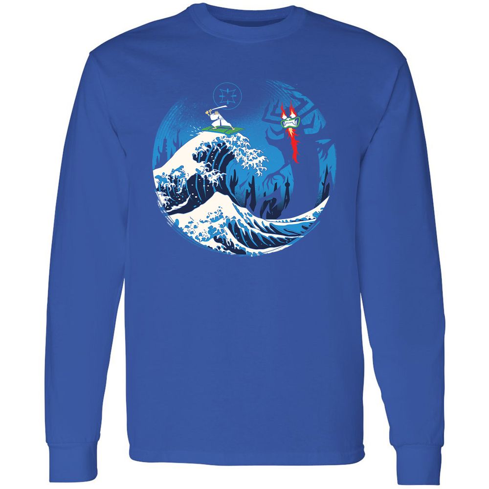 Long Sleeve T-Shirt - 68FD9F8U - Royal - 8