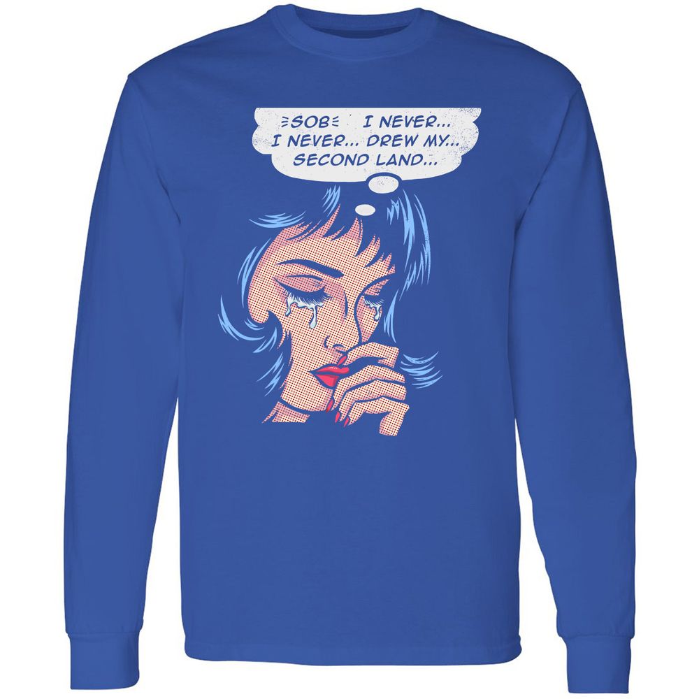 Long Sleeve T-Shirt - LDS3RN8C - Royal - 8