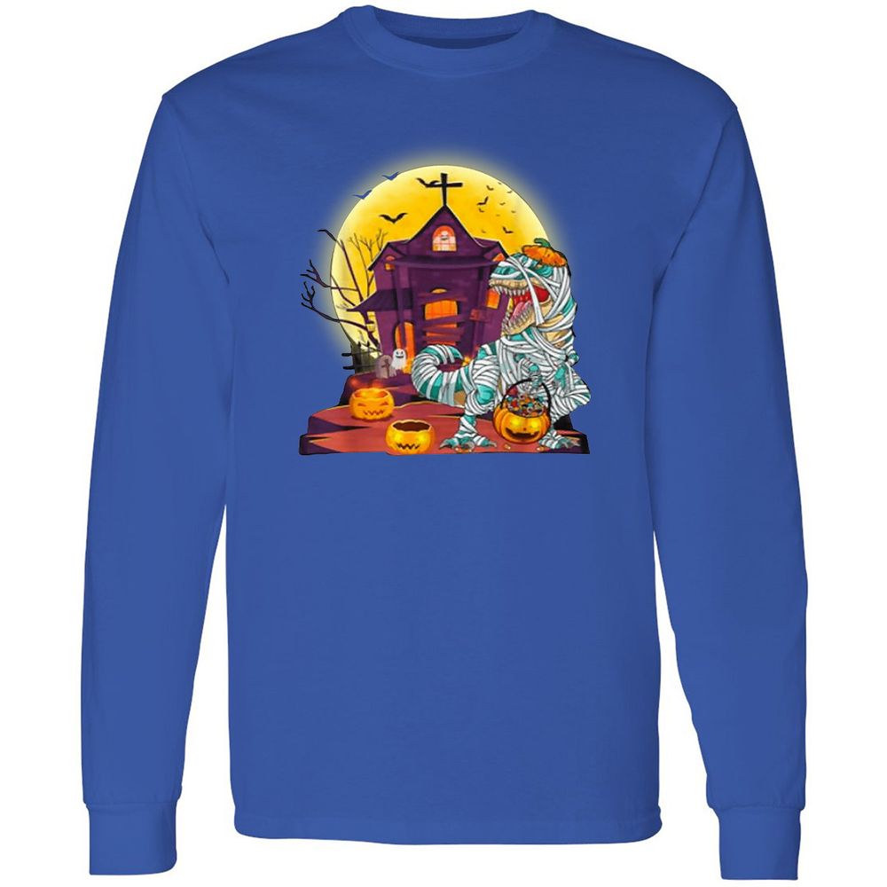 Long Sleeve T-Shirt - 6HC4EKHY - Royal - 8