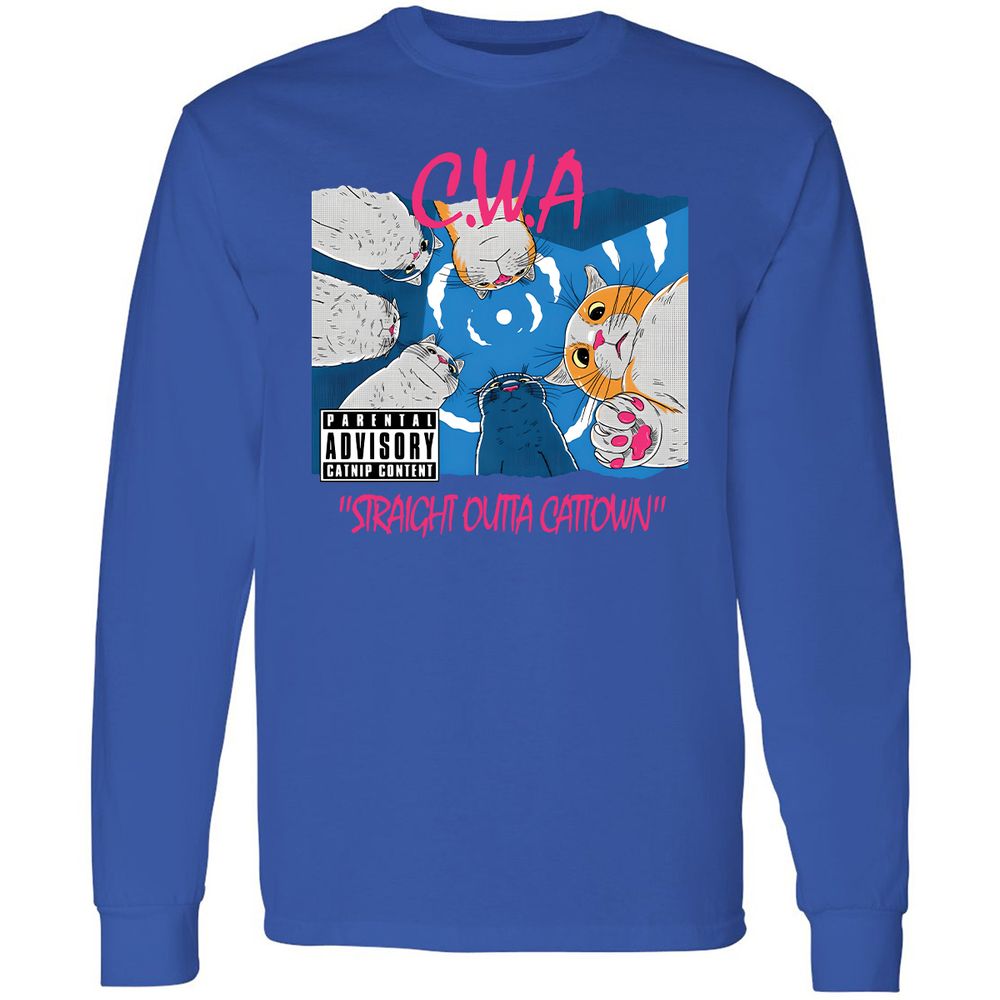 Long Sleeve T-Shirt - K7FUBXG5 - Royal - 8