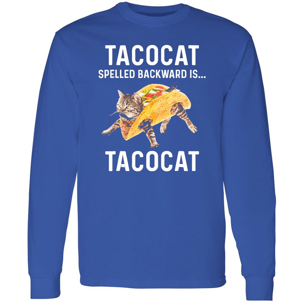 Long Sleeve T-Shirt - QHFGC9S2 - Royal - 8