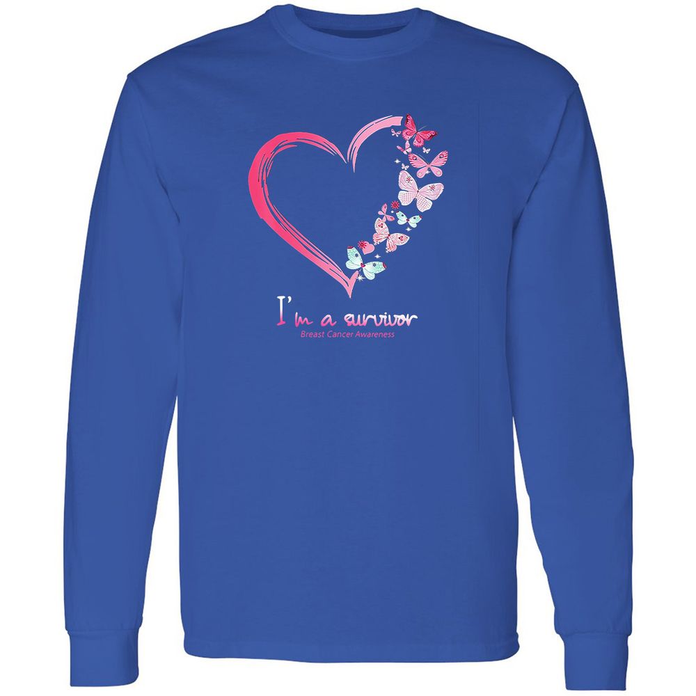 Long Sleeve T-Shirt - GECHJ9PL - Royal - 8