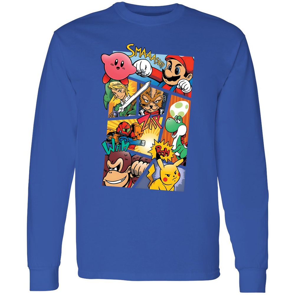 Long Sleeve T-Shirt - 7UTEJR31 - Royal - 8