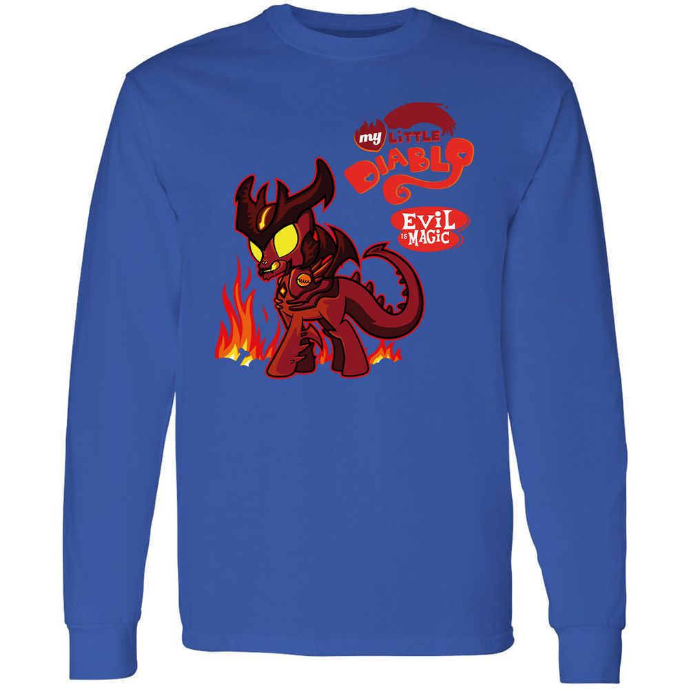 Long Sleeve T-Shirt - HHEWM7HT - Royal - 8
