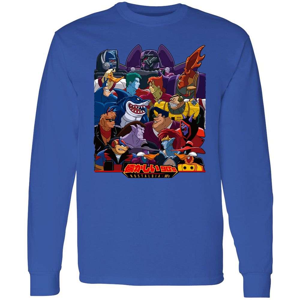 Long Sleeve T-Shirt - H1X11PKM - Royal - 8