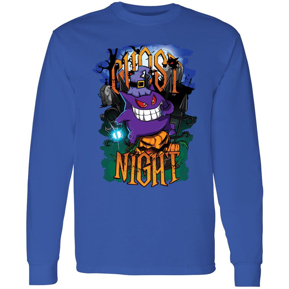 Long Sleeve T-Shirt - S2QFNXTC - Royal - 8