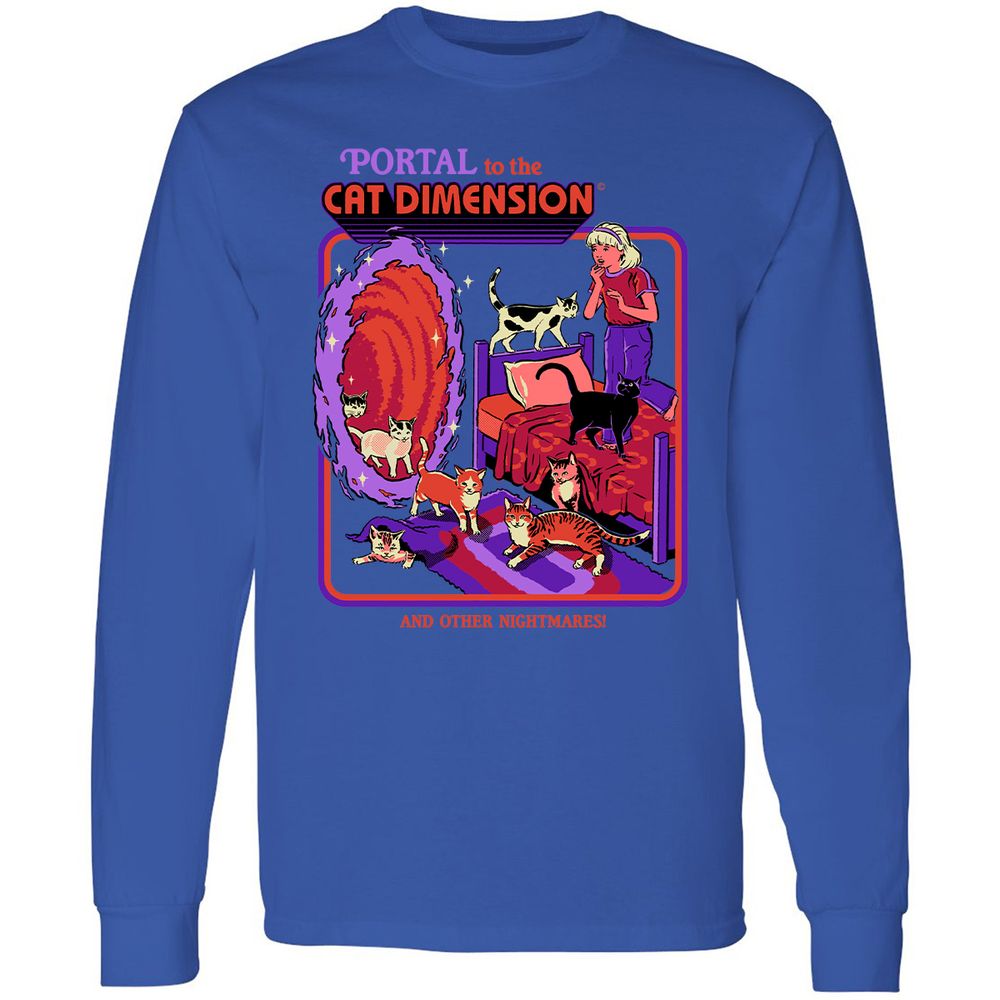 Long Sleeve T-Shirt - XQD4R9AH - Royal - 8