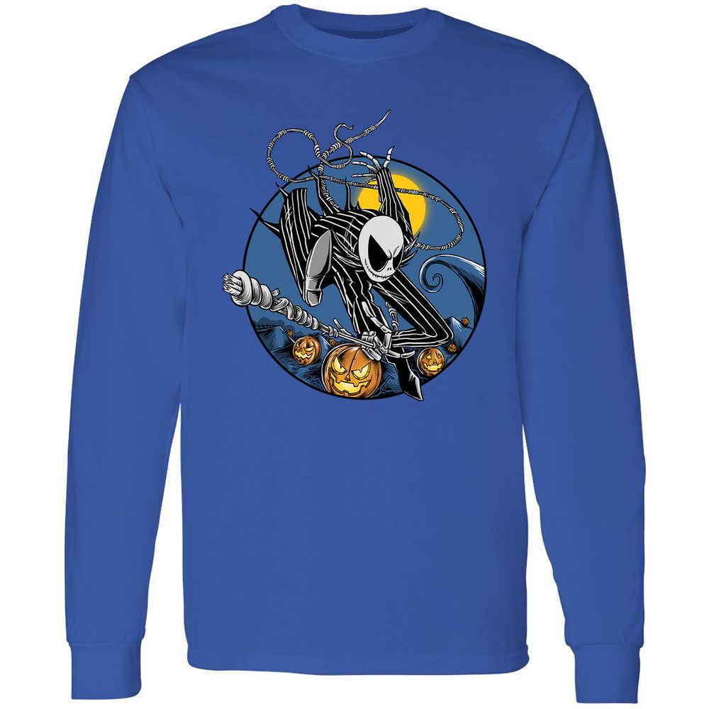 Long Sleeve T-Shirt - 9VAAEVT4 - Royal - 8