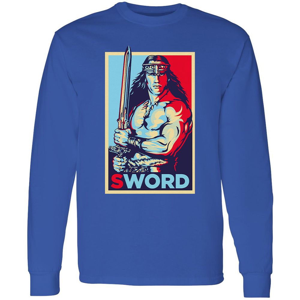 Long Sleeve T-Shirt - GNPR9SVF - Royal - 8