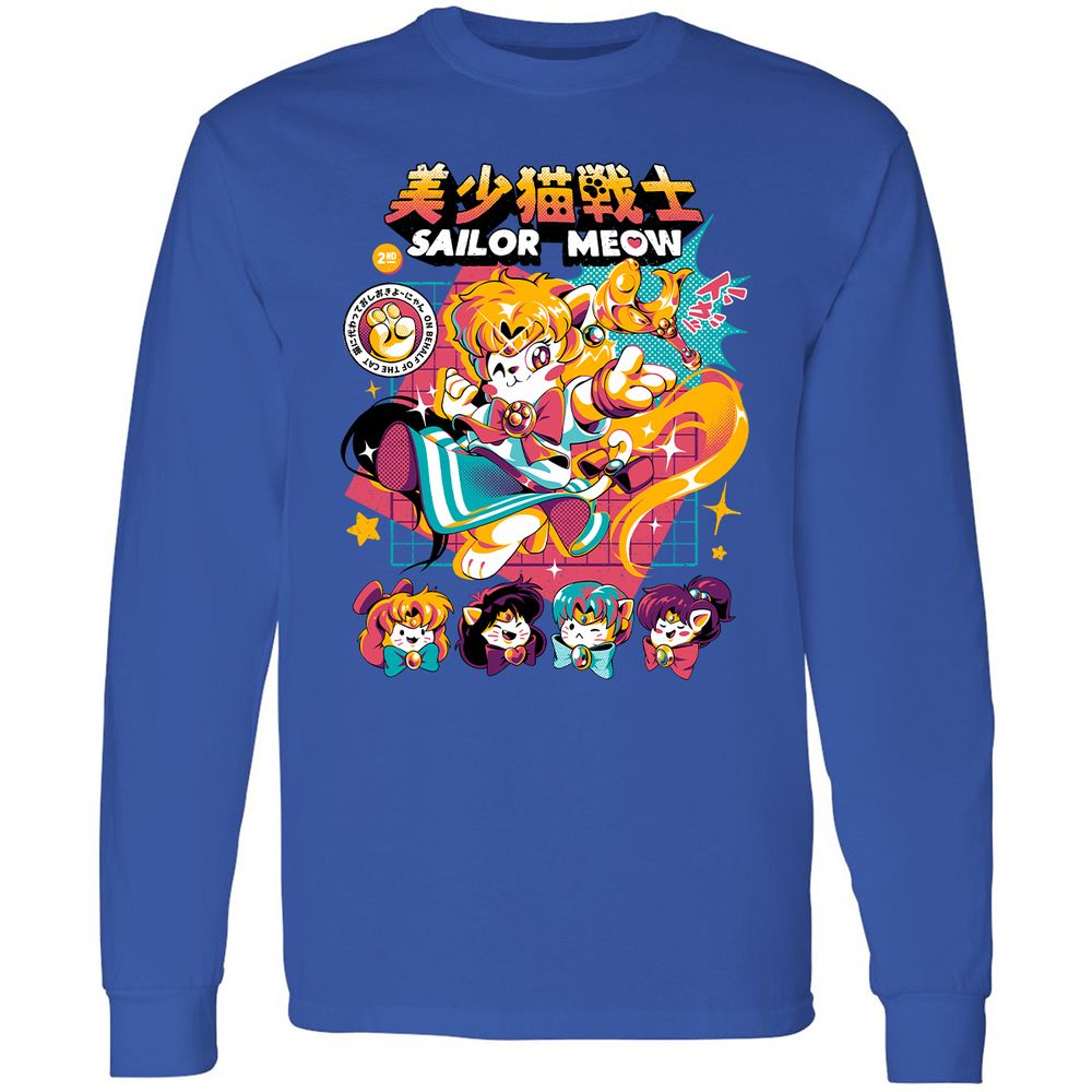 Long Sleeve T-Shirt - 3NFUD4CA - Royal - 8