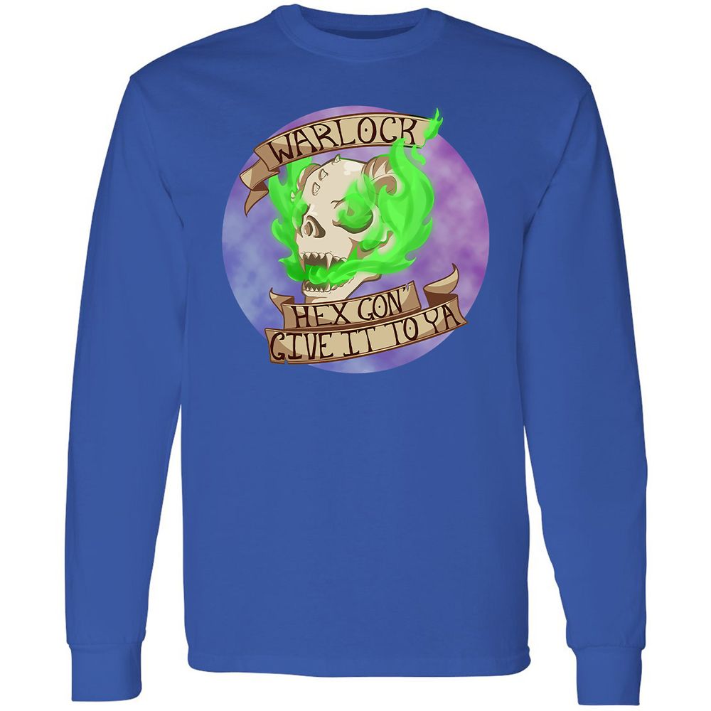 Long Sleeve T-Shirt - 6E19K3A9 - Royal - 8