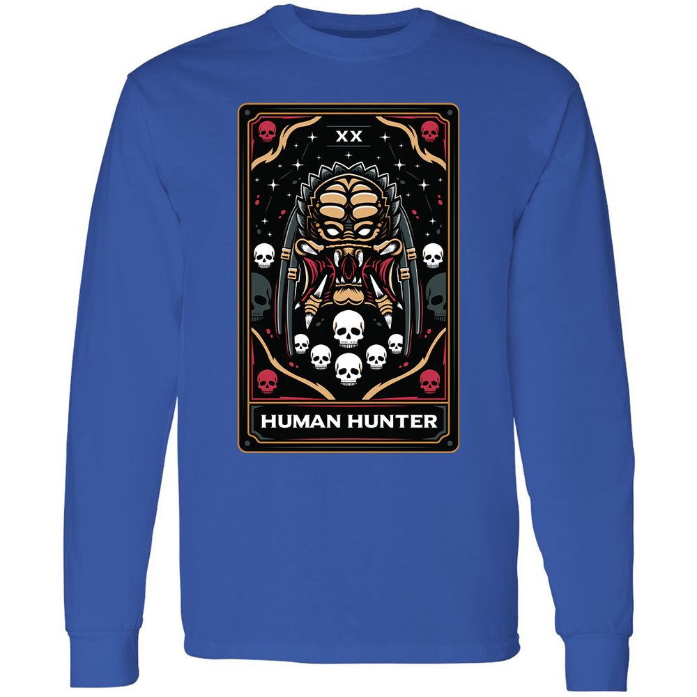 Long Sleeve T-Shirt - K5UN3HDR - Royal - 8