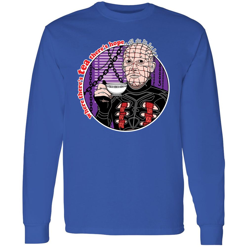 Long Sleeve T-Shirt - TZYPBHEH - Royal - 8