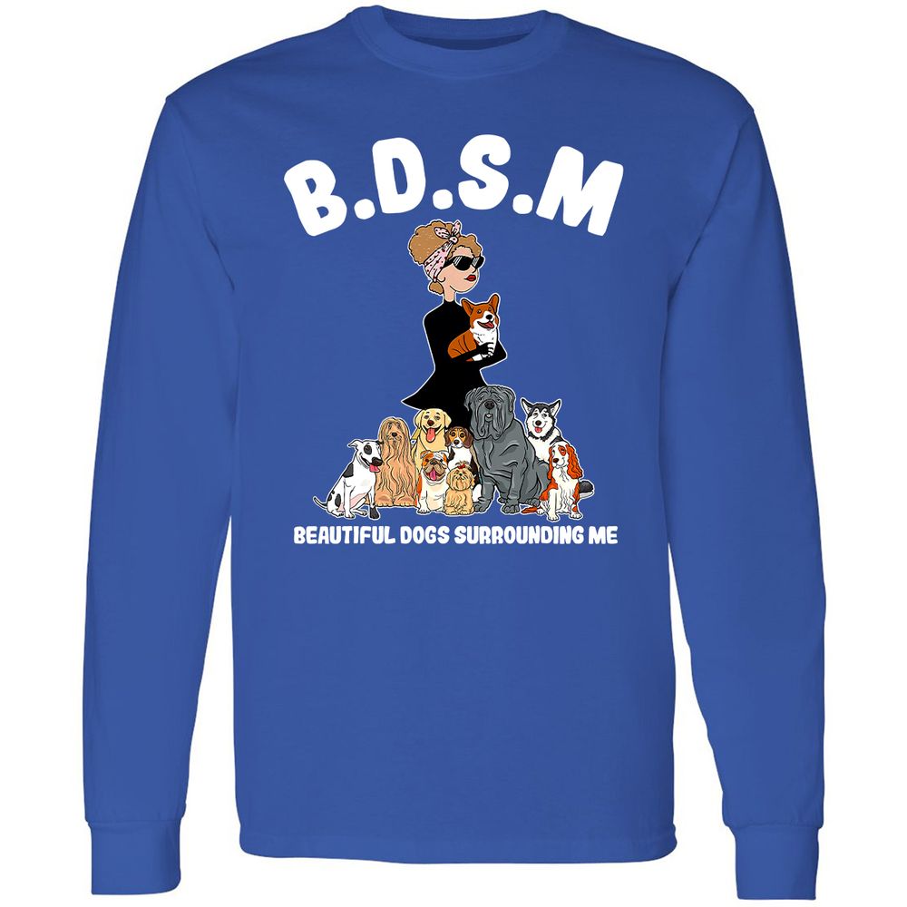 Long Sleeve T-Shirt - HCBXAN1U - Royal - 8