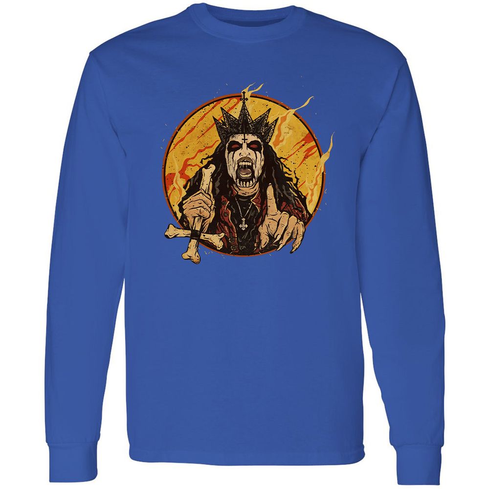 Long Sleeve T-Shirt - GGP1SCNP - Royal - 8