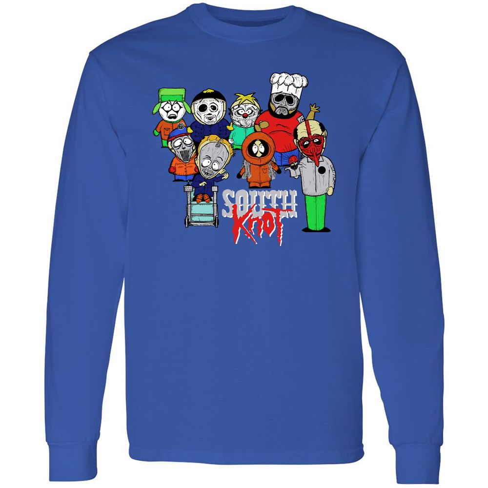 Long Sleeve T-Shirt - Q4TFBN8W - Royal - 8