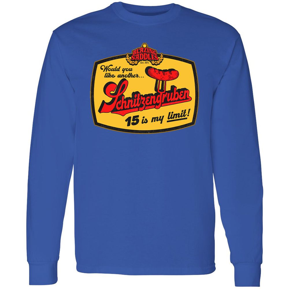 Long Sleeve T-Shirt - BJG66XCK - Royal - 8