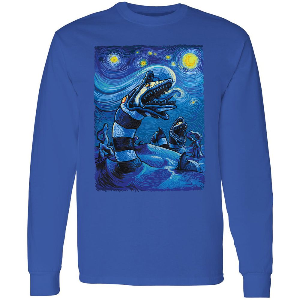 Long Sleeve T-Shirt - 4ZM4PBNV - Royal - 8