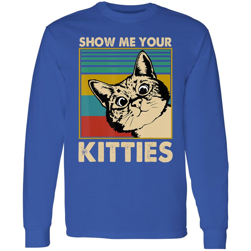 Long Sleeve T-Shirt - GM73LXJV - Royal - 8