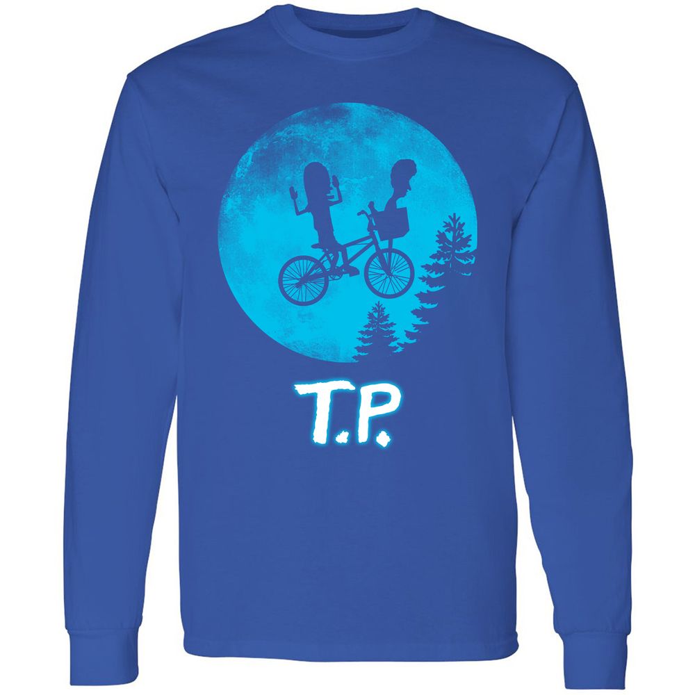 Long Sleeve T-Shirt - 7E2QKVHR - Royal - 8