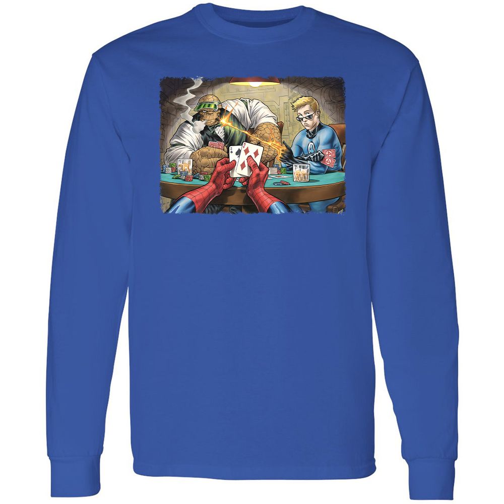 Long Sleeve T-Shirt - ZAZUC7XG - Royal - 8