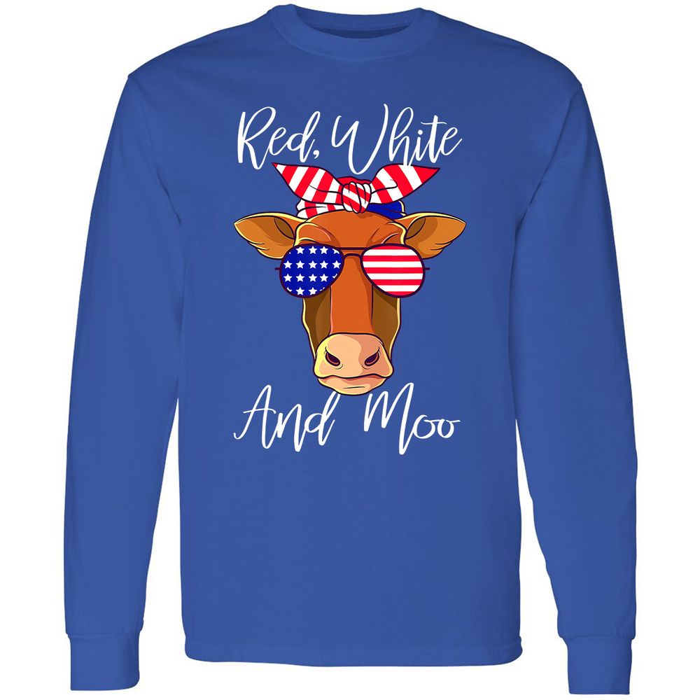 Long Sleeve T-Shirt - 8K52FJA4 - Royal - 8