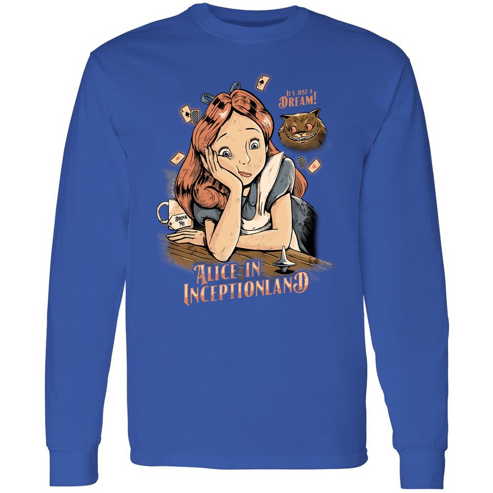 Long Sleeve T-Shirt - QA79C7K2 - Royal - 8