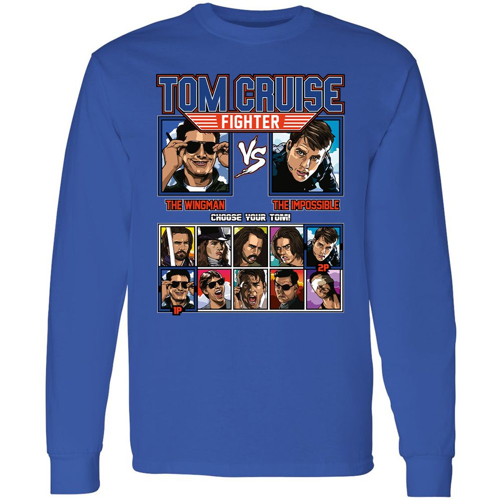 Long Sleeve T-Shirt - 3H9ZZ6NJ - Royal - 8