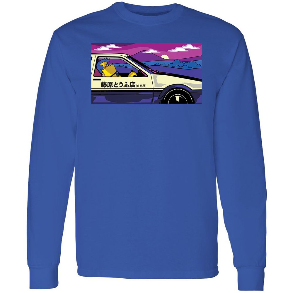 Long Sleeve T-Shirt - 9ETDAZSK - Royal - 8