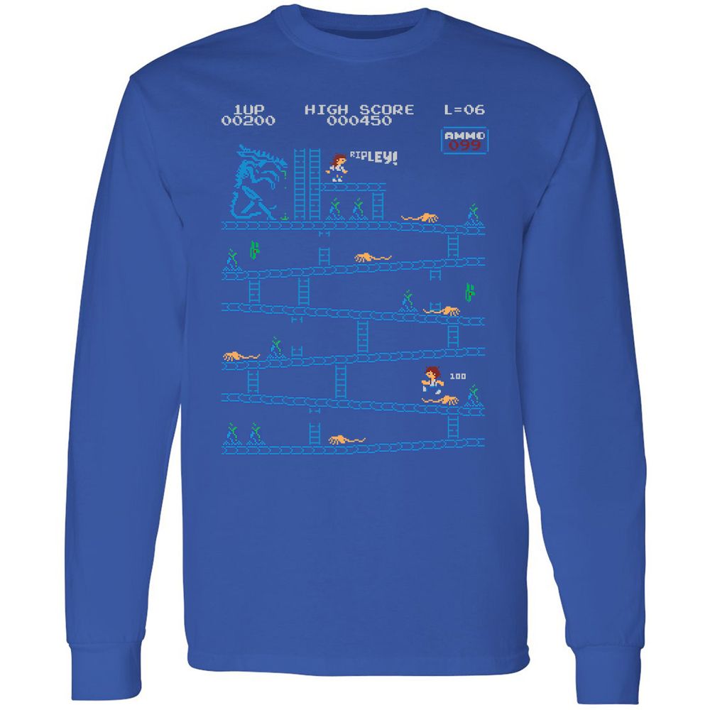 Long Sleeve T-Shirt - 4JCSS58P - Royal - 8
