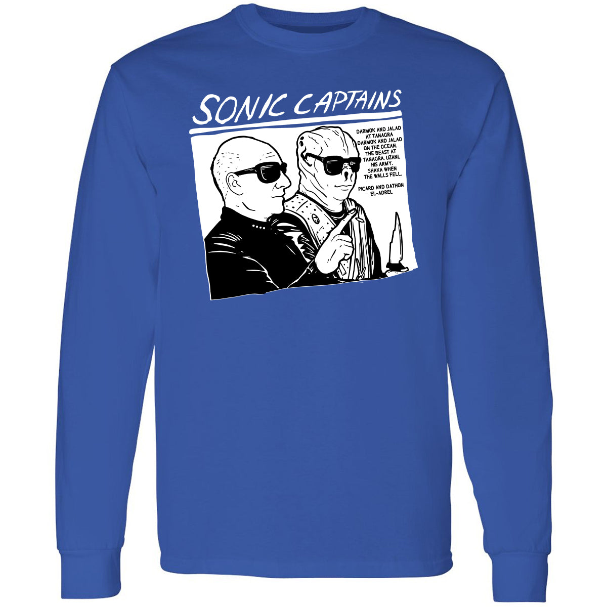 Long Sleeve T-Shirt - W8GXFZ64 - Royal - 8