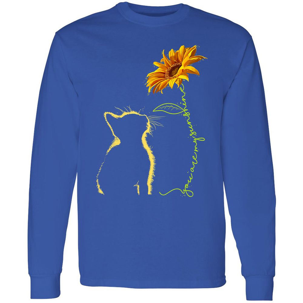 Long Sleeve T-Shirt - Q29ZRF7G - Royal - 8