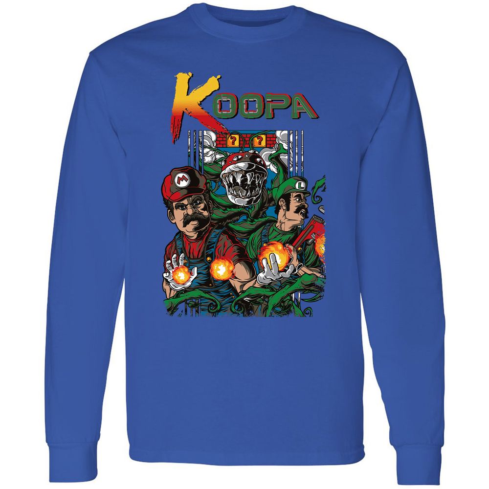 Long Sleeve T-Shirt - 6DQ7UEZJ - Royal - 8