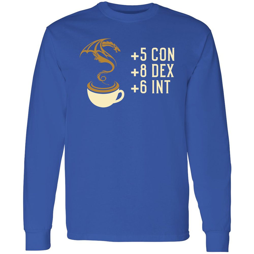 Long Sleeve T-Shirt - 9FYJ9QC6 - Royal - 8