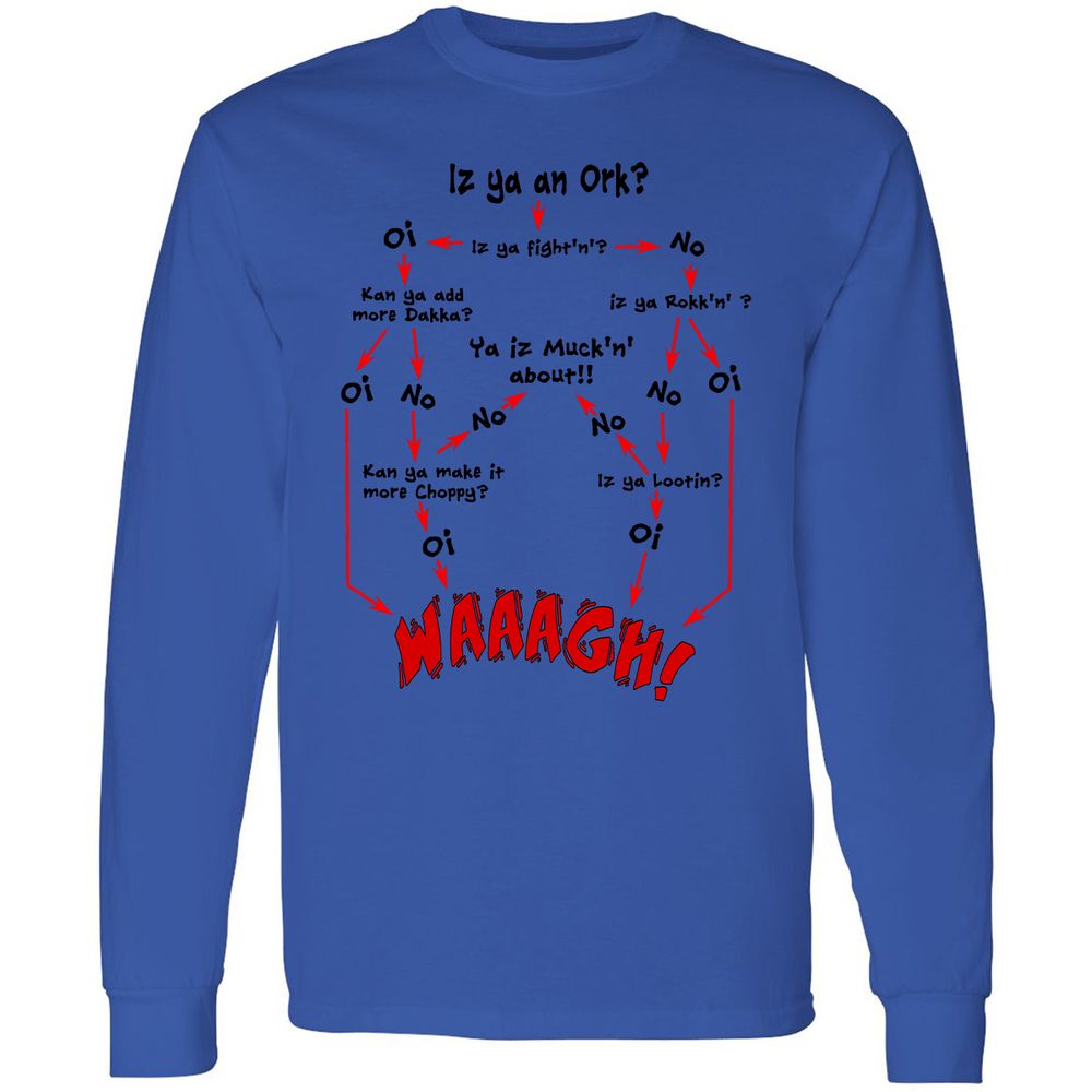 Long Sleeve T-Shirt - 8L7PTCLZ - Royal - 8