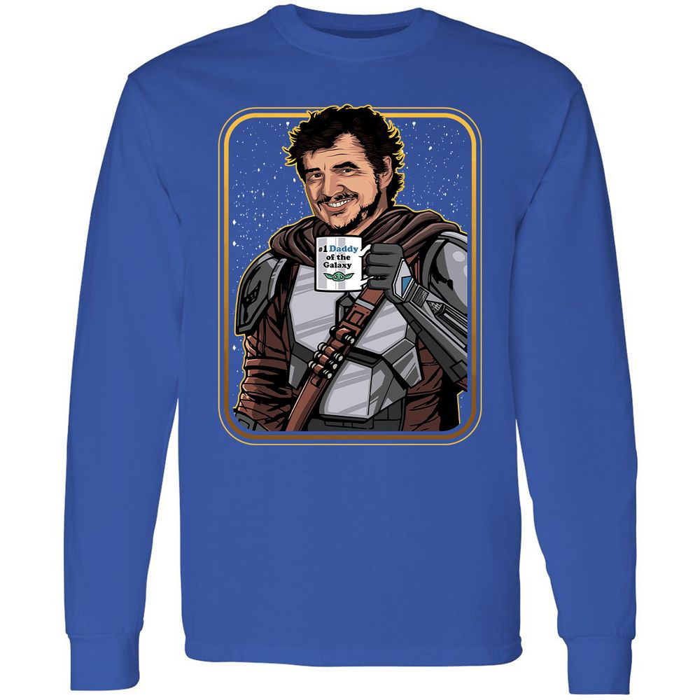 Long Sleeve T-Shirt - B5B3GQJW - Royal - 8