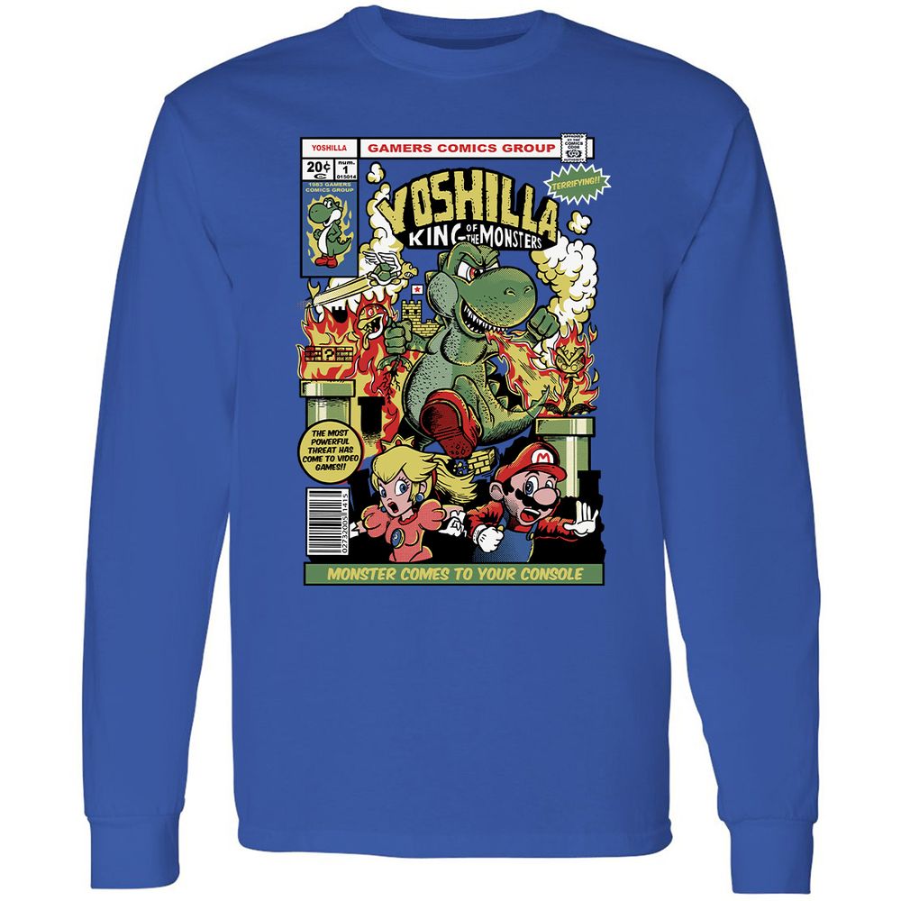 Long Sleeve T-Shirt - LVKVERZJ - Royal - 8